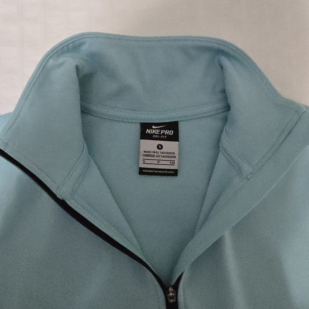 Nike Pro Light Blue Performance Jacket - image 3
